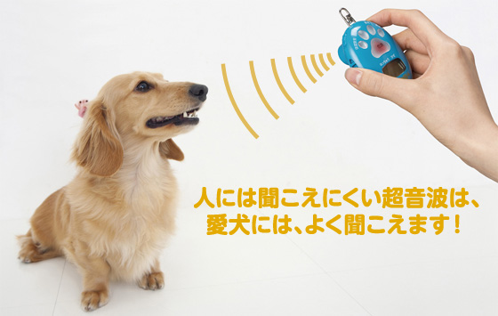 【熱中症計・風邪指標計・犬の無駄吠え防止・超音波ペットしつけ】わんにゃんらいふ　携帯型自動環境見守り計＆超音波トレーナー　YP-100の超音波トレーナー